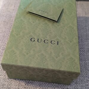 Gucci Olive Green Embossed Box